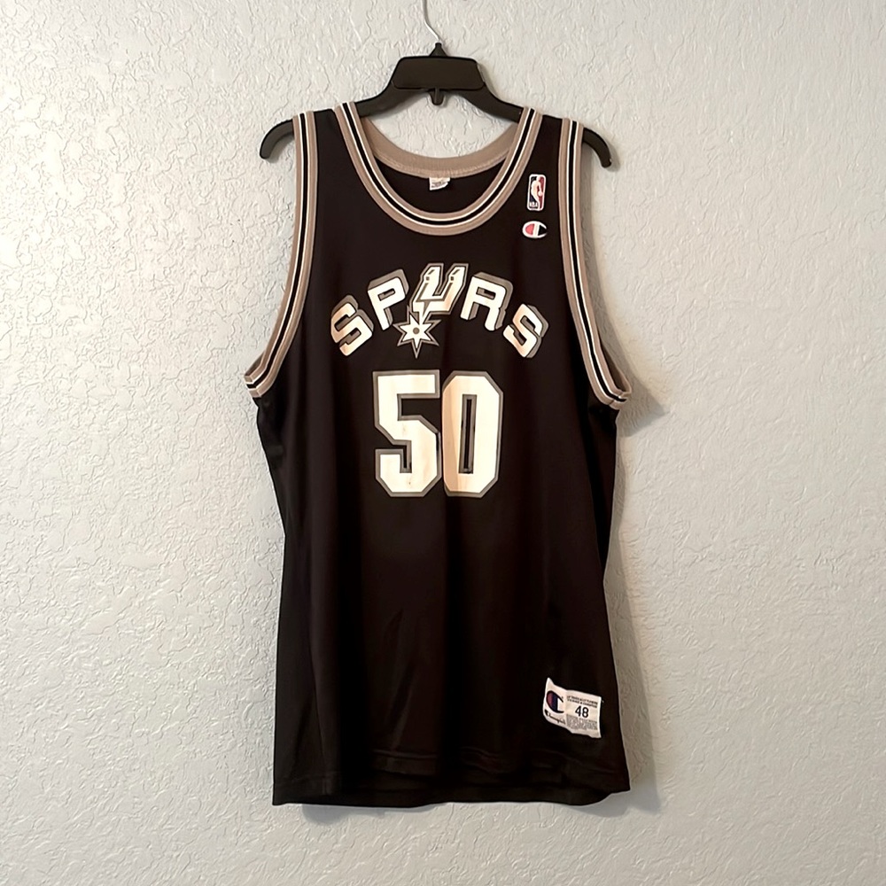 Black and Grey San Antonio Spurs Jersey- Robinson #50